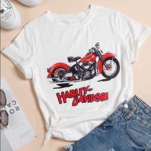 Shein Harley Davidson Shirt